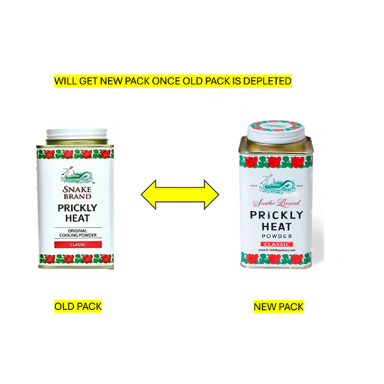 Snake Brand Prickly Heat Powder 140g - Classic